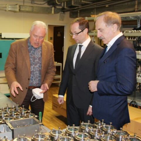 Министр спорта Московской области и Глава городского округа Люберцы посетили «Тензо-М»