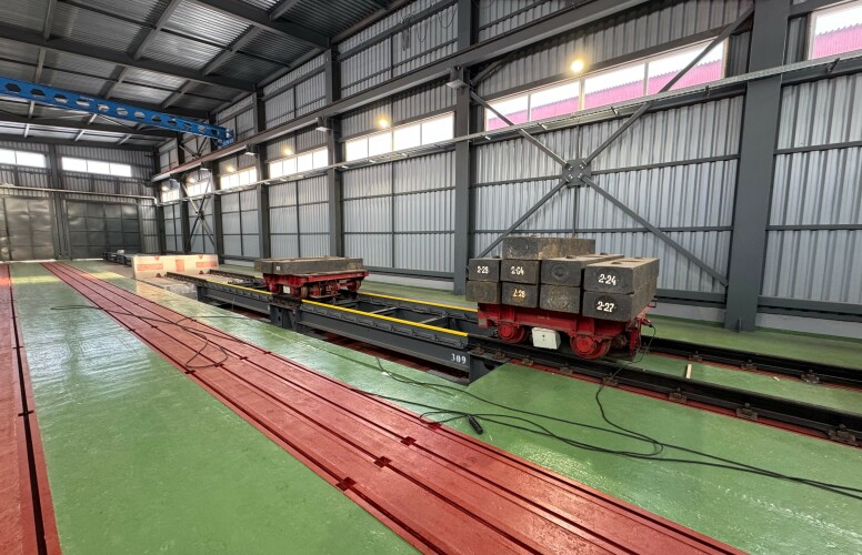 На новом стенде автомобильных и вагонных весов прошли первые испытания